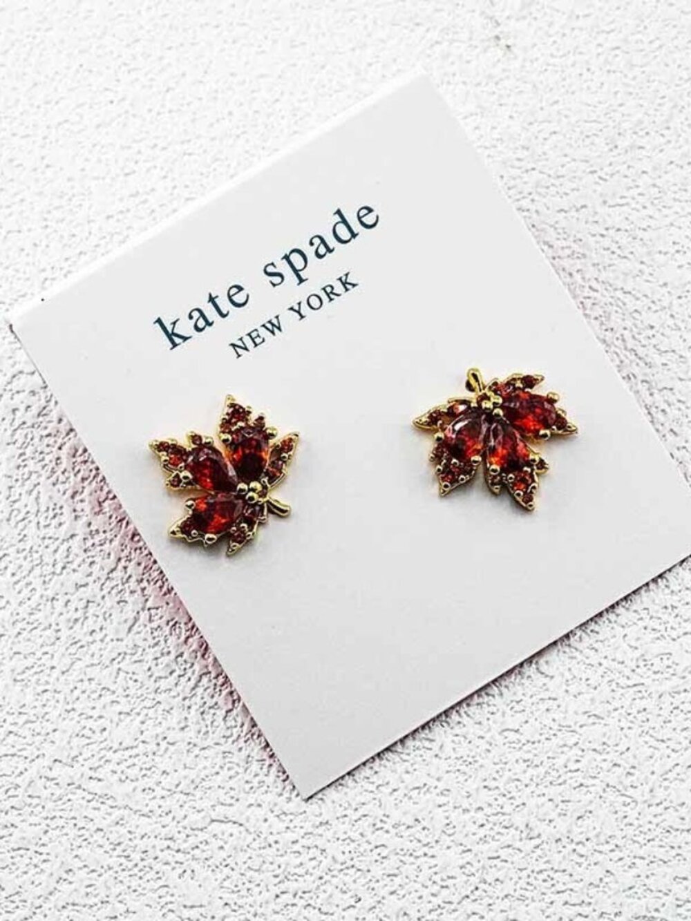 Kate Spade Maple Leaf Stud Earrings